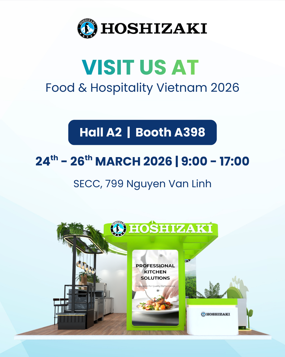 Hoshizaki Vietnam Brings Professional Kitchen Solutions to FHV 2026