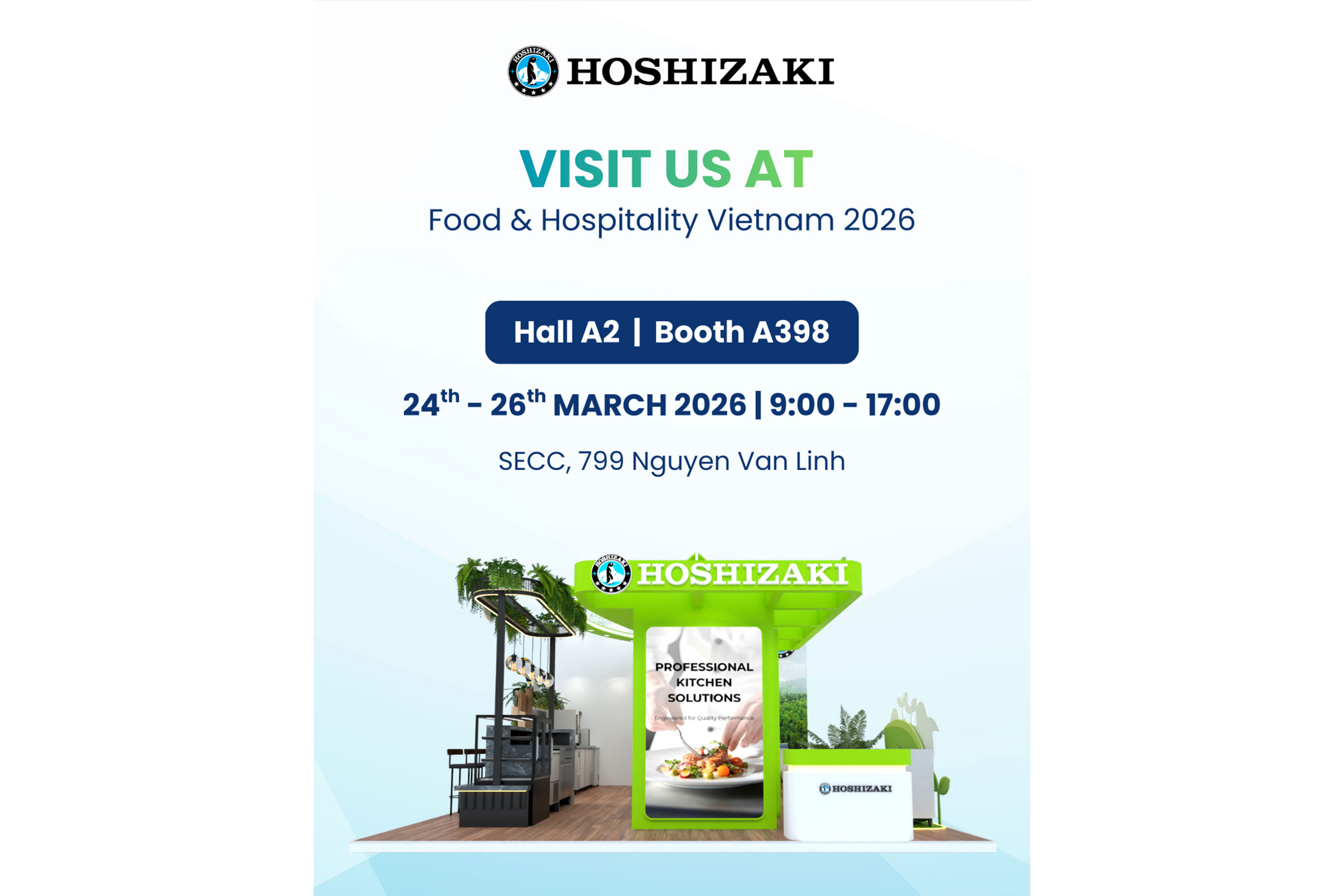Hoshizaki Vietnam Brings Professional Kitchen Solutions to FHV 2026