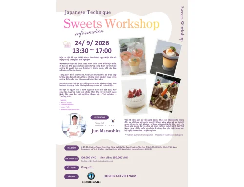 🇯🇵 SPECIAL EVENT: JAPANESE SWEETS WORKSHOP WITH CHEF JUN MATSUSHITA AT HOSHIZAKI TEST KITCHEN 🍰