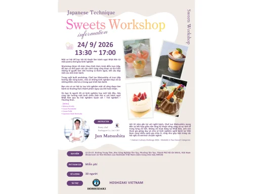 🇯🇵 SPECIAL EVENT: JAPANESE SWEETS WORKSHOP WITH CHEF JUN MATSUSHITA AT HOSHIZAKI TEST KITCHEN 🍰