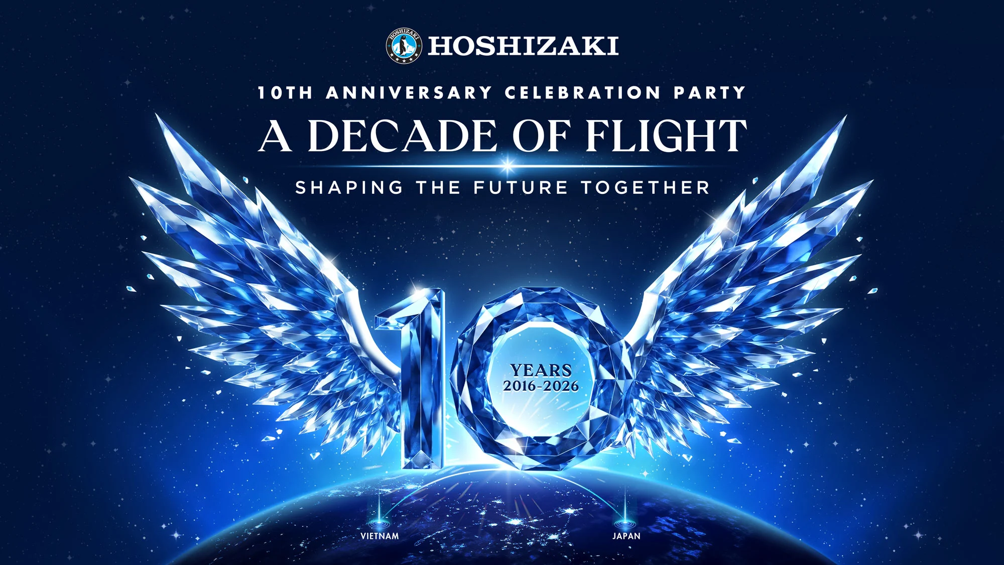 HOSHIZAKI VIETNAM CELEBRATING 10 YEARS | 2016 – 2026 2 HOSHIZAKI KV 1920x1080 Post web